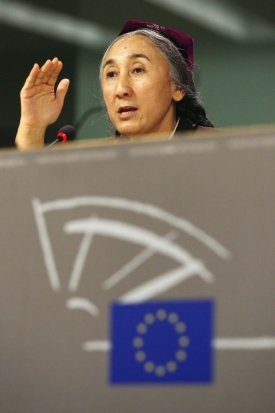 Kadírová v Evropském parlamentu.